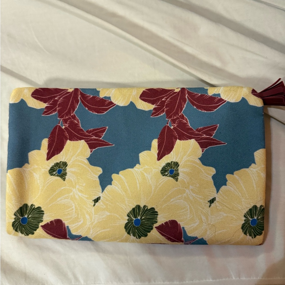 Rachel Pally Floral Clutch in Yellow and Blue
